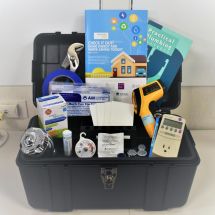 Check-It-Out! home energy and water saving toolkit available at San Mateo County libraries