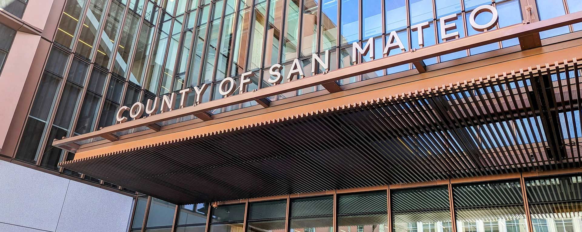 500 County Center building at San Mateo County government center
