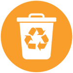 icon of a recycling bin