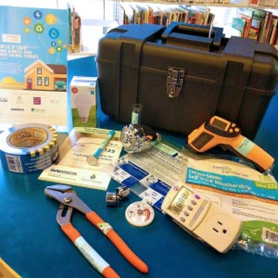 Check-It-Out! home energy and water saving toolkit available at San Mateo County libraries
