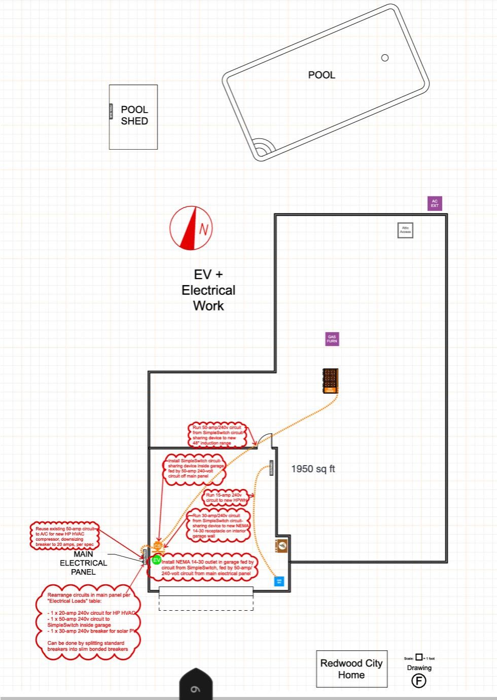 home decarbonization example quote request plan drawings