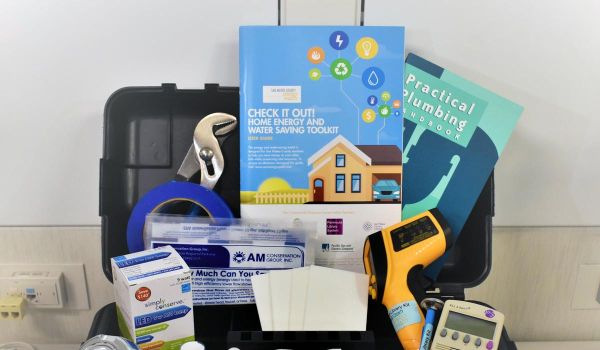 Check-It-Out! home energy and water saving toolkit available at San Mateo County libraries