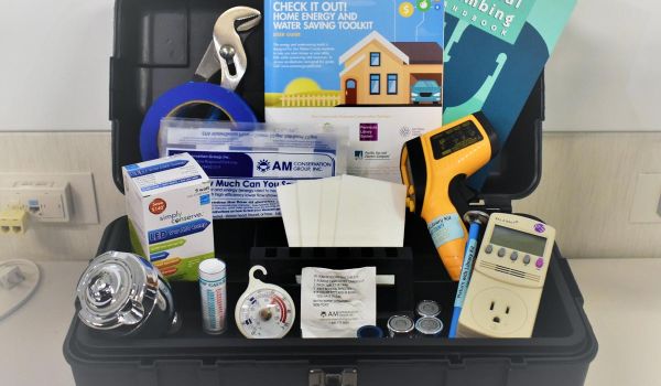 Check-It-Out! home energy and water saving toolkit available to check out at San Mateo County libraries