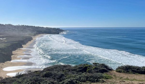 Montara State Beach aerial view