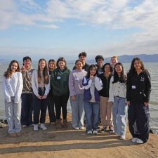 group of Youth Climate Ambassador Program students at Cooley Landing
