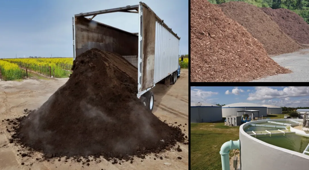 find compost, mulch and renewable natural gas products