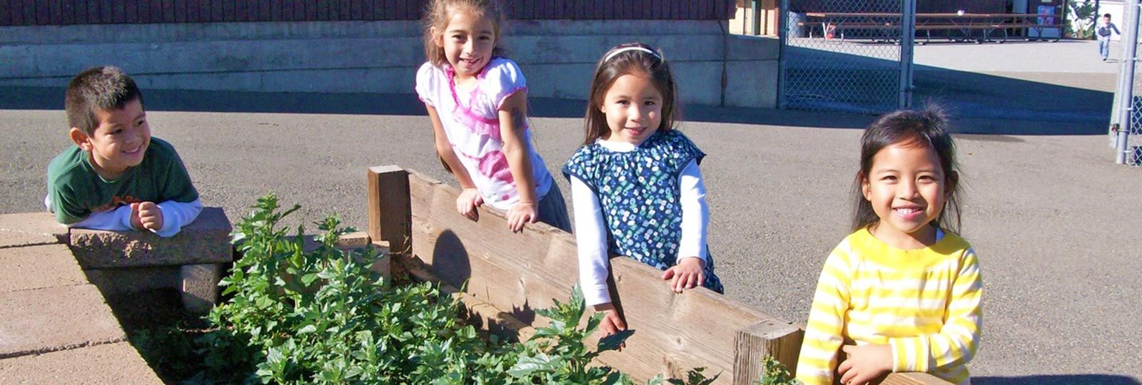 4RS Grants Program students with garden box