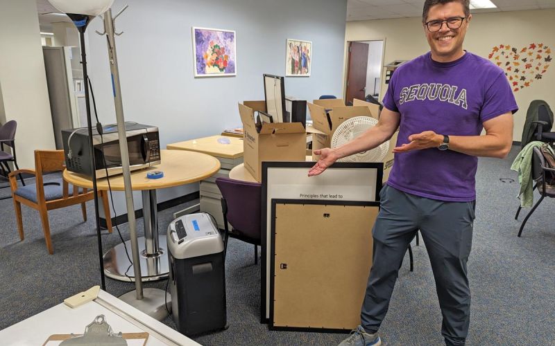 Sequoia Union High School accepting office supplies