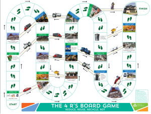 4R's Board Game from San Mateo County Sustainability Department is a free game educators can request