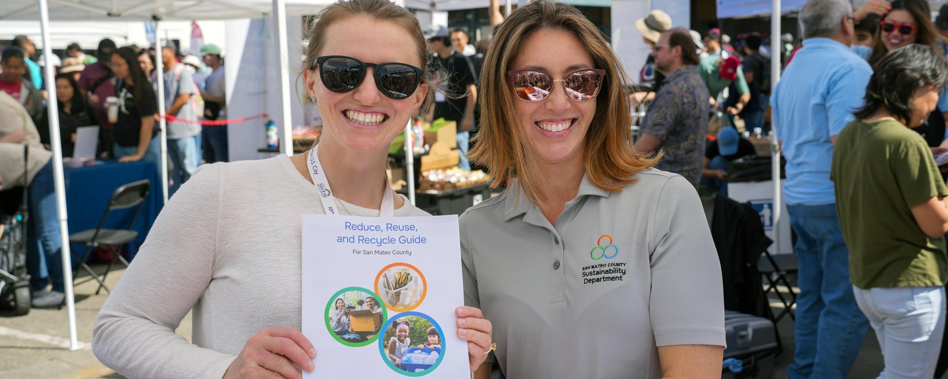 history of the Sustainability Department at San Mateo County includes dedicated team members such as these
